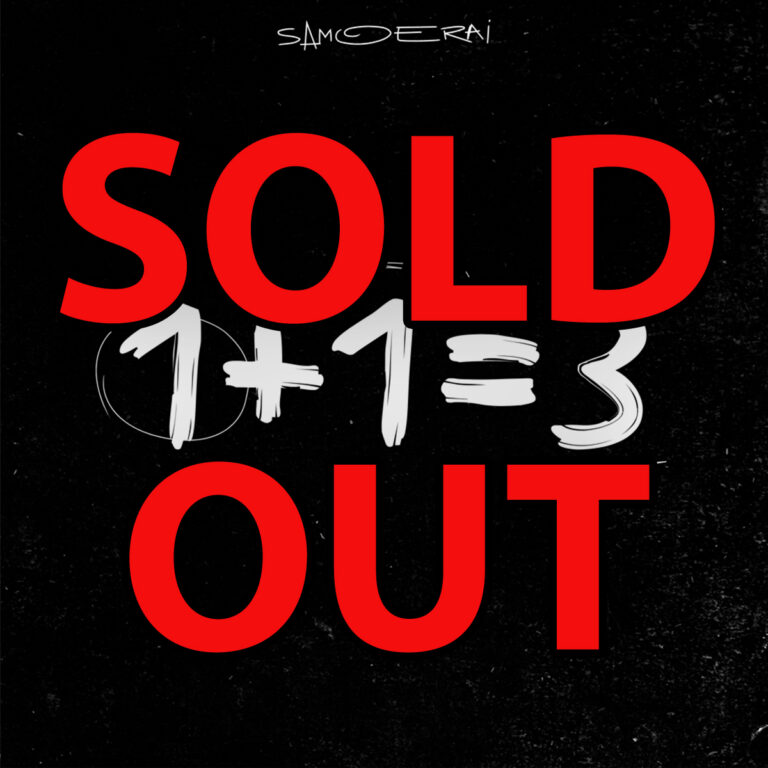 SOLD OUT Samoerai – 1+1=3 3LP